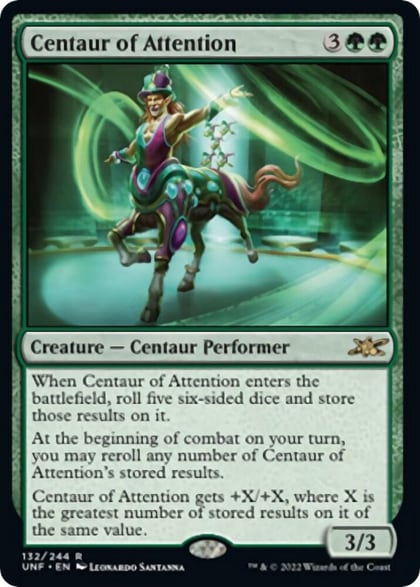 Centaur of Attention, Unfinity 132