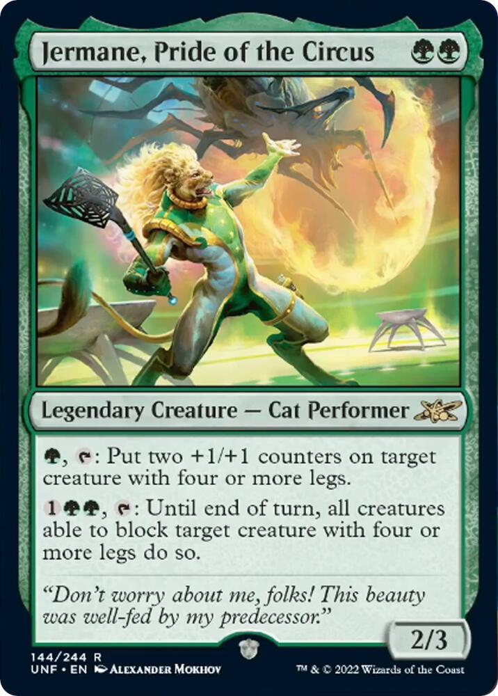 Jermane, Pride of the Circus, Unfinity 144