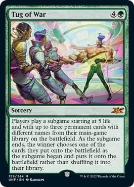 Tug of War, Unfinity 159