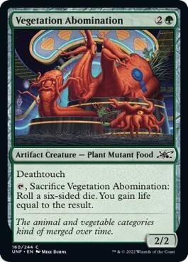 Vegetation Abomination, Unfinity 160