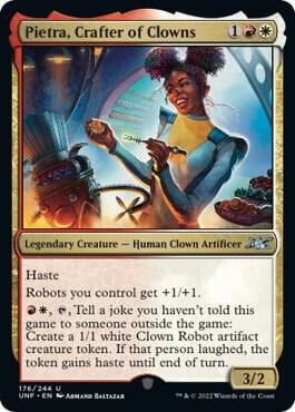 Pietra, Crafter of Clowns, Unfinity 176