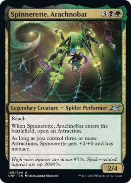 Spinnerette, Arachnobat, Unfinity 180
