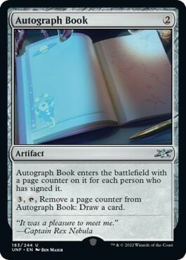 Autograph Book, Unfinity 183