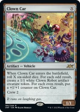 Clown Car, Unfinity 186