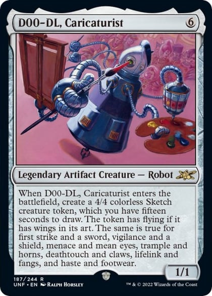 D00-DL, Caricaturist, Unfinity 187