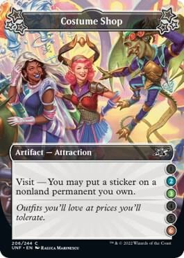 Costume Shop (2-3-6), Unfinity 206