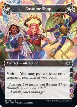 Costume Shop (3-5-6), Unfinity 206