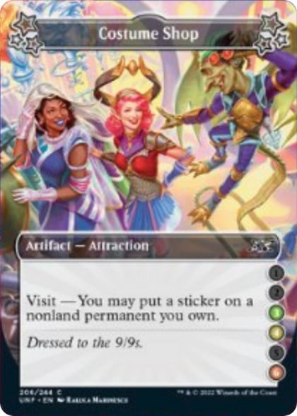 Costume Shop (3-4-6), Unfinity 206