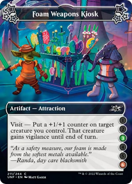 Foam Weapons Kiosk (3-6), Unfinity 211