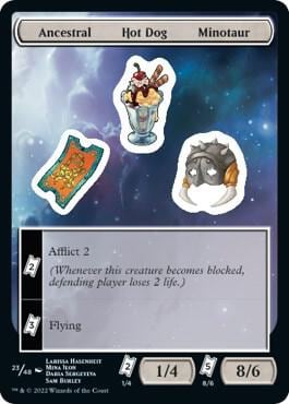 Ancestral Hot Dog Minotaur, Unfinity 23