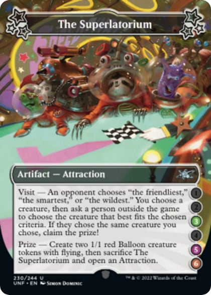 The Superlatorium (3-5-6), Unfinity 230