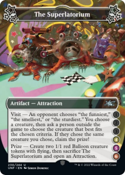 The Superlatorium (4-5-6), Unfinity 230