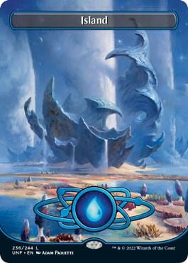 Island (236) (Borderless), Unfinity 236