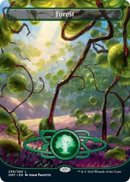 Forest (239) (Borderless), Unfinity 239