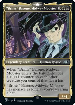 "Brims" Barone, Midway Mobster (Showcase), Unfinity 256