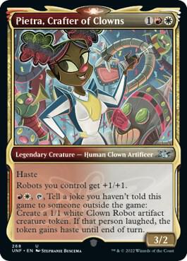 Pietra, Crafter of Clowns (Showcase), Unfinity 268