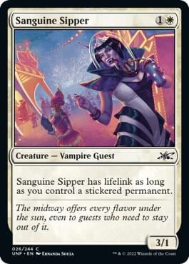 Sanguine Sipper, Unfinity 26
