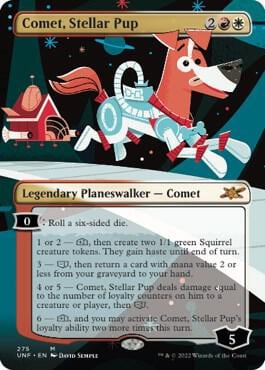 Comet, Stellar Pup (Borderless), Unfinity 275