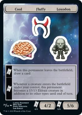 Cool Fluffy Loxodon, Unfinity 28