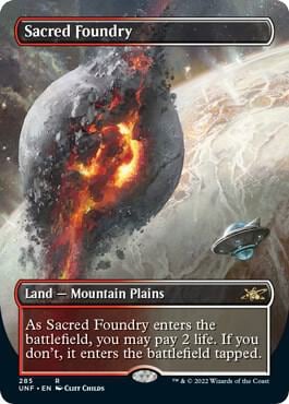 Sacred Foundry (Borderless), Unfinity 285