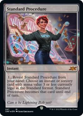 Standard Procedure (Galaxy Foil), Unfinity 287