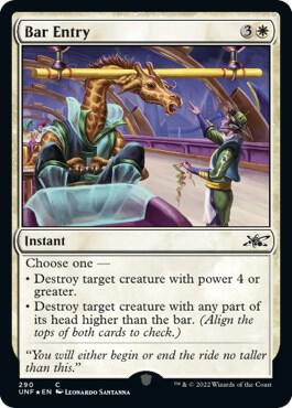 Bar Entry (Galaxy Foil), Unfinity 290