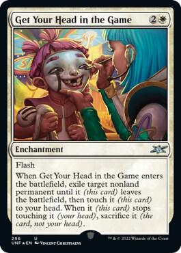 Get Your Head in the Game (Galaxy Foil), Unfinity 296