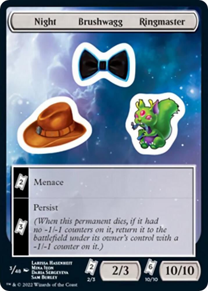 Night Brushwagg Ringmaster, Unfinity 3