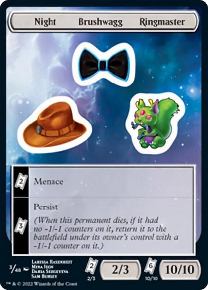 Night Brushwagg Ringmaster, Unfinity 3