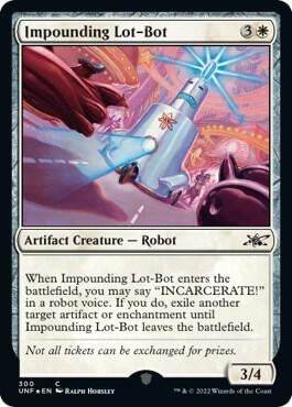 Impounding Lot-Bot (Galaxy Foil), Unfinity 300