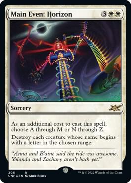 Main Event Horizon (Galaxy Foil), Unfinity 305