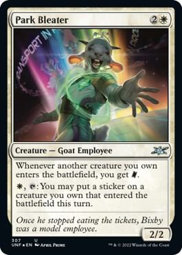Park Bleater (Galaxy Foil), Unfinity 307