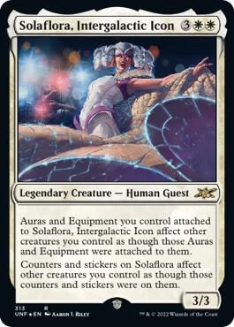 Solaflora, Intergalactic Icon (Galaxy Foil), Unfinity 313