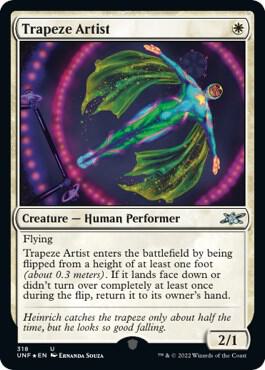 Trapeze Artist (Galaxy Foil), Unfinity 318