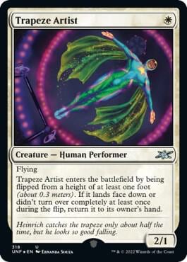 Trapeze Artist (Galaxy Foil), Unfinity 318