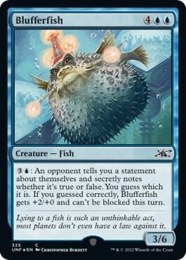 Blufferfish (Galaxy Foil), Unfinity 325