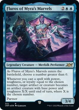 Fluros of Myra's Marvels (Galaxy Foil), Unfinity 332