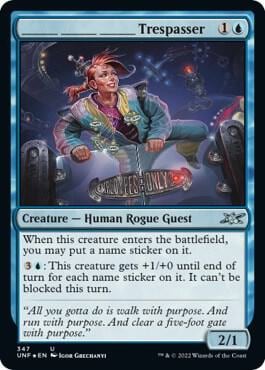 _______ _______ _______ Trespasser (Galaxy Foil), Unfinity 347