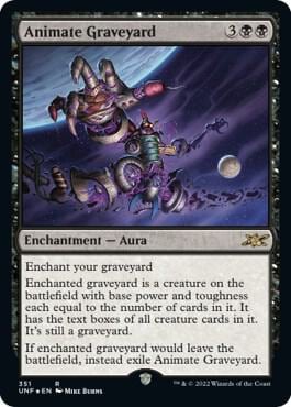 Animate Graveyard (Galaxy Foil), Unfinity 351