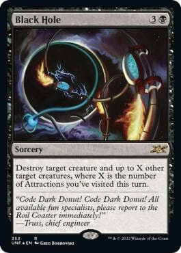 Black Hole (Galaxy Foil), Unfinity 353