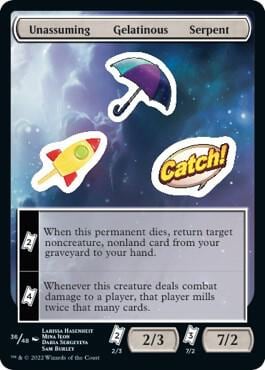 Unassuming Gelatinous Serpent, Unfinity 36