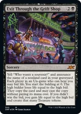 Exit Through the Grift Shop (Galaxy Foil), Unfinity 360