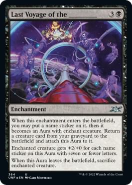 Last Voyage of the _______ (Galaxy Foil), Unfinity 364