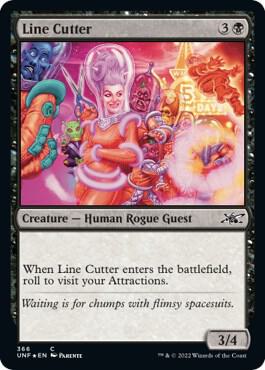 Line Cutter (Galaxy Foil), Unfinity 366