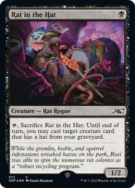 Rat in the Hat (Galaxy Foil), Unfinity 372