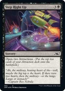 Step Right Up (Galaxy Foil), Unfinity 380