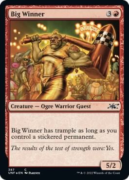 Big Winner (Galaxy Foil), Unfinity 387