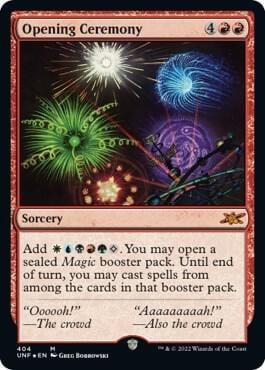Opening Ceremony (Galaxy Foil), Unfinity 404