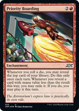 Priority Boarding (Galaxy Foil), Unfinity 405