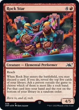 Rock Star (Galaxy Foil), Unfinity 408